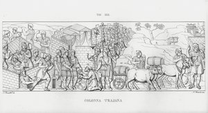 Die Trajanssäule von Italian School