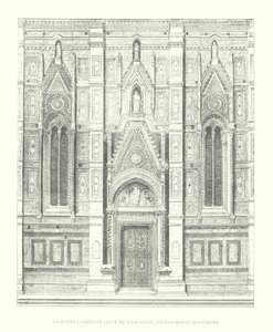 Die Kanonische Tür, Seite des Glockenturms, Santa Maria del Fiore von Italian School