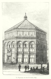 Das Baptisterium von San Giovanni von Italian School