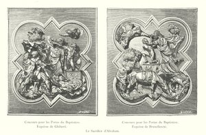 Das Opfer Abrahams (Gravur) von Italian School