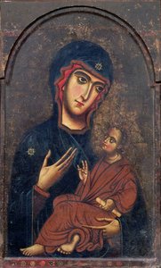 Madonna mit Kind, bekannt als die Pisa-Madonna, Florentiner Schule