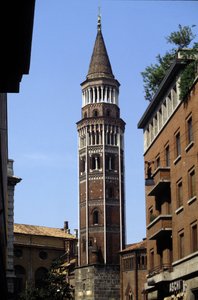 Mailand: der Glockenturm von San Gottardo von Italian School