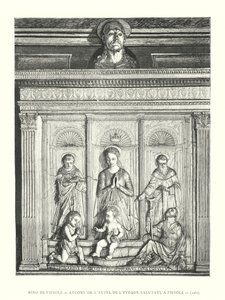 Mino de Fiesole, Ancona des Altars des Bischofs Salutati, in Fiesole von Italian School