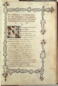 Ms.392 fol.149 Der Triumph der Liebe, aus 