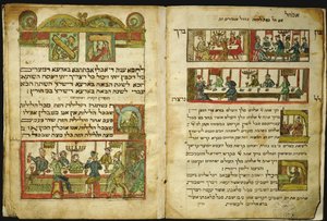 Ms.C.A.2795 Die religiösen Riten des jüdischen Volkes, aus Die Geschichte des jüdischen Volkes