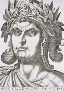 Nero Caesar (37-68 n. Chr.), 1596 von Italian School