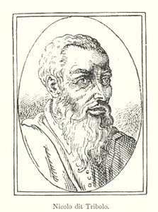 Nicolo genannt Tribolo (Stich) von Italian School