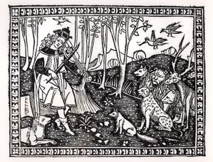 Orpheus spielt für die Tiere, 1500 von Italian School