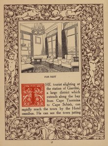 Seite aus Broschüre für San Domenico Palace Hotel, Taormina von Italian School