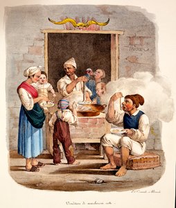 Nudelverkäufer von Italian School