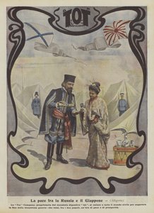 Frieden zwischen Russland und Japan von Italian School
