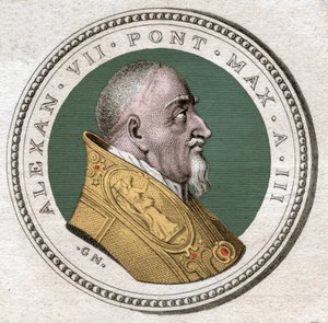 Papst Alexander VII (Gravur)