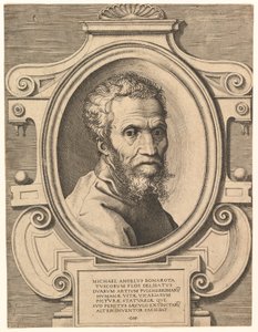 Porträt von Michelangelo, veröffentlicht um 1564