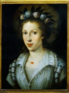 Porträt der Heiligen Maria Magdalena von Pazzi von Italian School