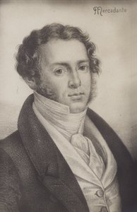 Porträt von Saverio Mercadante von Italian School