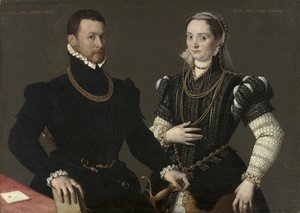 Porträt eines Paares, ca. 1580-88