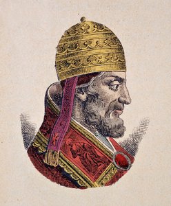 Porträt von Papst Adrian V (1276) von Italian School