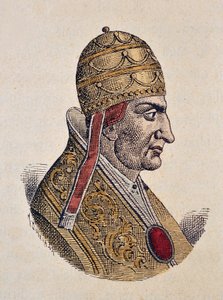 Porträt von Papst Benedikt IX. (1032-1044)