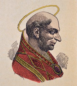 Porträt von Papst Bonifatius I. (419-422)