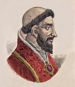 Porträt von Papst Stephan VIII. (939-942) von Italian School