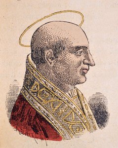 Porträt von Papst Eutychianus von Italian School