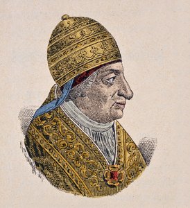 Porträt von Papst Innozenz VII (1404-1406) von Italian School