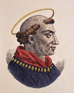 Porträt von Papst Leo IV. (847-855)