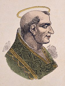 Porträt von Papst Leo I. der Große (440-461)
