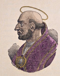 Porträt von Papst Martin I. (649-655)