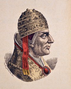 Porträt von Papst Nikolaus IV (1288-1292) von Italian School