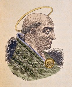 Porträt von Papst Pontianus (230-235)
