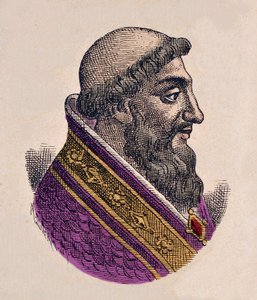 Porträt von Papst Viktor II (1055-1057) von Italian School