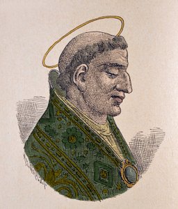 Porträt von Papst Agatho