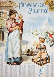 Provvidenza baliatica (Hilfe für Krankenschwestern), Charitas, Kalender von Italian School