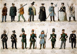 Risorgimento: Die fünf Tage von Mailand (18.-22. März 1848) von Italian School