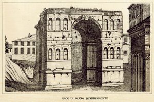 Rom: Arco di Giano Quadrifronte