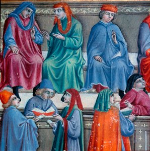 Sienesische Kaufleute. (Detail) von Italian School