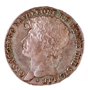 Silbermünze aus Neapel: Joachim Murat, König von Neapel