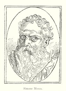 Simone Mosca (Gravur) von Italian School