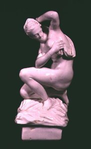 Statuette, nach einer Bronze von Giambologna (1529-1608), Vinovo-Fabrik, spätes 18. Jahrhundert