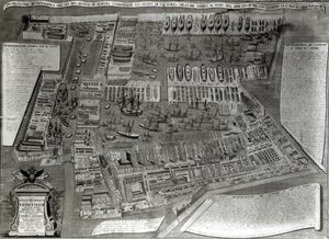 Das Arsenal, Venedig (Farbstich)