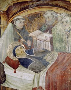 Der Tod der Heiligen Scholastika