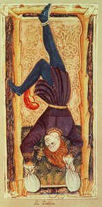 Der Gehängte, Tarotkarte aus dem 