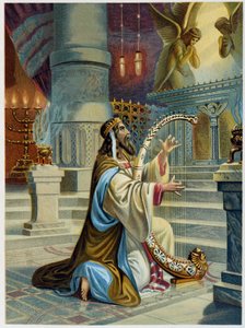 Der Psalmist David in „Aurea Bibbia classica: storia della rivelazione divina nell