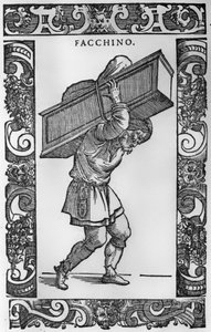 Der Träger Il Facchino von Italian School
