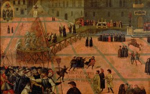 Die Folterung von Savonarola (1452-98)