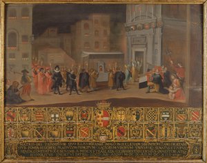 Die Überführung der Überreste der Madonna von Provenzano, 1610