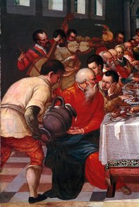 Die Hochzeit zu Kana (Detail) von Italian School
