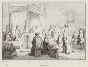 Die letzten Augenblicke des Dogen Tommaso Mocenigo