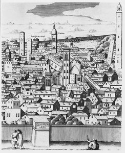 Ansicht von Bologna von Italian School